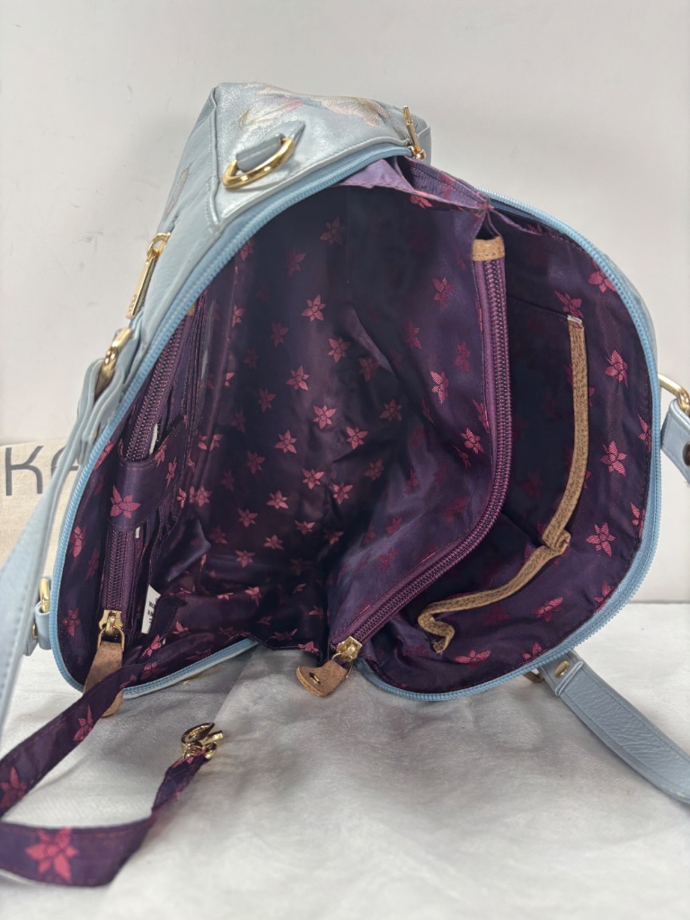 ANUSCHKA CALCUTTA INDIA-NWT$308.00             MASTERPIECE PAINTING TOOK 9 WEEKS - Picture 3 of 15